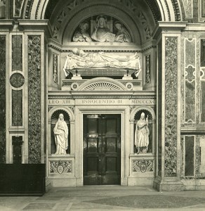 Italy Roma Church San Giovanni Laterano Old NPG Stereo Photo 1900