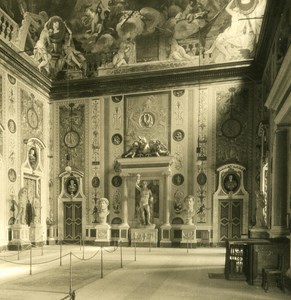 Italy Roma Villa Borghese Interior Old NPG Stereo Photo 1900