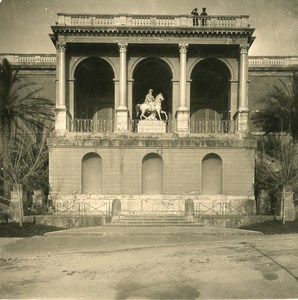 Italy Roma On Pincio Mount Old NPG Stereo Photo 1900