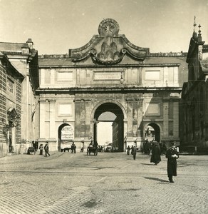 Italy Roma Door del Popolo Old NPG Stereo Photo 1900