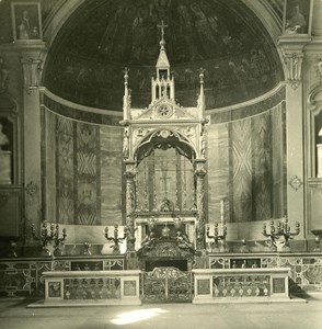 Italy Roma Church S Cecilia Old NPG Stereo Photo 1900