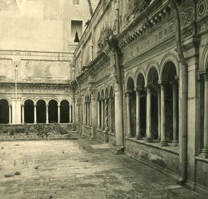 Italy Roma Saint Paul Church Detail Old NPG Stereo Photo 1900