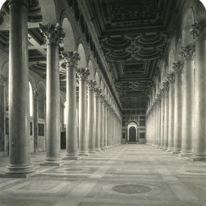 Italy Roma Saint Paul Church Detail Old NPG Stereo Photo 1900