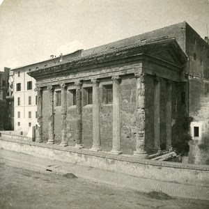 Italy Roma S Maria Egitta Church Old NPG Stereo Photo 1900