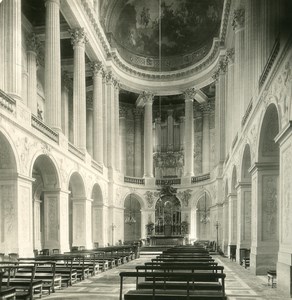 France Palace of Versailles Chapel Old NPG Stereo Photo 1900