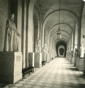 France Palace of Versailles King Gallery Old NPG Stereo Photo 1900