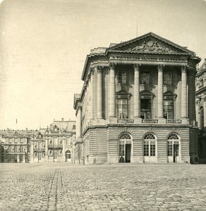 France Palace of Versailles Facade Old NPG Stereo Photo 1900