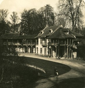 France Palace of Versailles Trianon Park Bailly House Old NPG Stereo Photo 1900