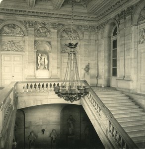 France Palace of Versailles Staircase Princes Old NPG Stereo Photo 1900