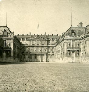 France Palace of Versailles Facade Old NPG Stereo Photo 1900