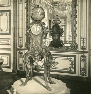 France Palace of Versailles Clock of the King Old NPG Stereo Photo 1900