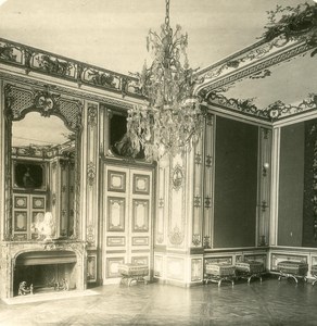 France Palace of Versailles Sleeping Room Old NPG Stereo Photo 1900