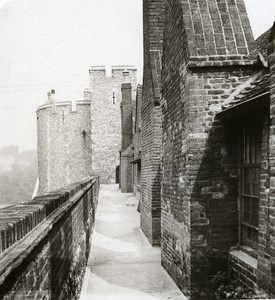 United Kingdom London Tower of London Detail Old Rotary Stereo Photo 1900