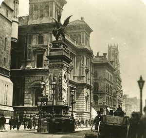 United Kingdom London Temple Bar Old NPG Stereo Photo 1900