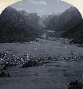 Austro-Hungarian Empire Tirol Dobbiaco Italy old Stereo Photo Gratl 1890