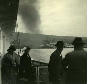 France Haute Savoie Evian old Possemiers Stereo Photo 1920