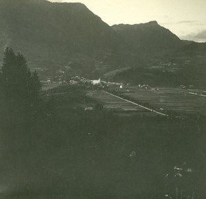 France Haute Savoie Taninges old Possemiers Stereo Photo 1920