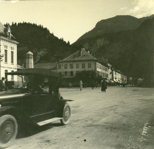 France Haute Savoie Cluses old Possemiers Stereo Photo 1920