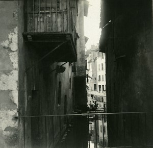 France Haute Savoie Lake Annecy old Possemiers Stereo Photo 1920