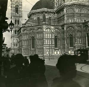 Italy Firenze the Choir of Duomo old Possemiers Stereo Photo 1908