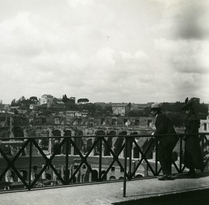 Italy Roma Coliseum Panorama Arenaold Possemiers Stereo Photo 1908