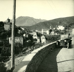 France Corse Monza ancienne photo stereo Amateur 1920