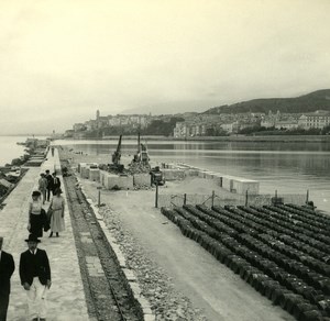 France Corse Bastia Panorama ancienne photo stereo Amateur 1920