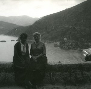 France Corse Calanques de Piana la marine de Porto ancienne photo stereo Amateur 1920