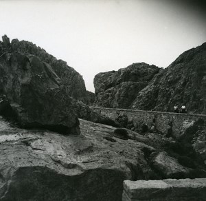 France Corsica E Calanche di Piana the Entry Old Stereo Photo 1920