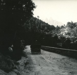 France Corse Entre Quenza et Sonza ancienne photo stereo Amateur 1920