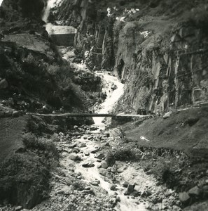 Switzerland Alps Wattingen Maireuss Old Stereo anonymous Studio Photo 1906