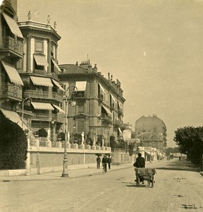 Switzerland Alps Geneva Warf of Paquis Old NPG Stereo Photo 1906