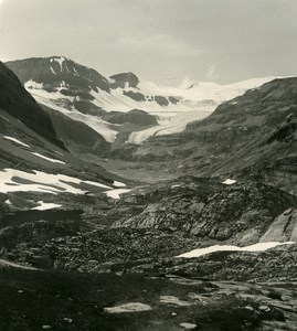 Switzerland Alps Gemmi Pass Old NPG Stereo Photo 1906