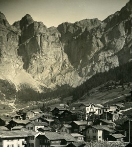 Switzerland Alps Gemmi Pass Old NPG Stereo Photo 1906