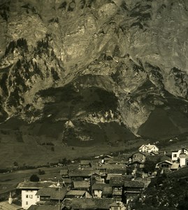 Switzerland Alps Gemmi Pass Old NPG Stereo Photo 1906