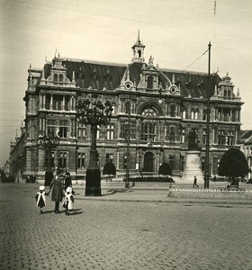 Belgium Port of Antwerp Royal Athene Old NPG Stereo Photo 1906