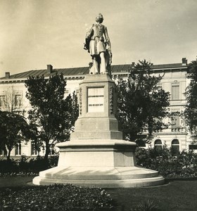 Belgium Antwerp Statue of Van Dyck Old NPG Stereo Photo 1906