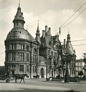 Belgium Antwerp the Bank Old NPG Stereo Photo 1906