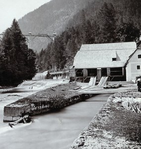 Austria Salzkammergut Gosau Zwang Old Wurthle & Sohn Stereo Photo 1900's