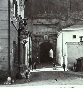 Austria Salzburg Neuthor Old Wurthle & Sohn Stereo Photo 1900's