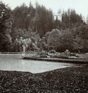 Austria Salzburg Heilbrunn Old Wurthle & Sohn Stereo Photo 1900's