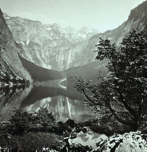 Austria Bayern Obersee Old Wurthle & Sohn Stereo Photo 1900's