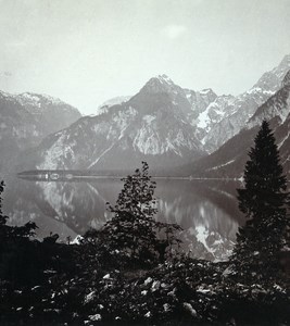 Austria Bayern Konigsee Kesselalpe Old Wurthle & Sohn Stereo Photo 1900's