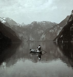 Austria Bayern Konigsee Old Wurthle & Sohn Stereo Photo 1900's