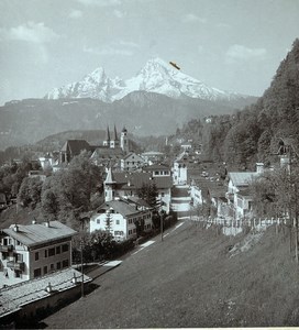 Austria Bayern Berchtesgaden Old Wurthle & Sohn Stereo Photo 1900's