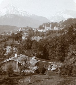 Austria Bayern Berchtesgaden Old Wurthle & Sohn Stereo Photo 1900's