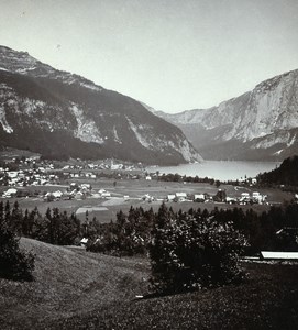 Austria Steiermark Alt Aussee Old Wurthle & Sohn Stereo Photo 1900's