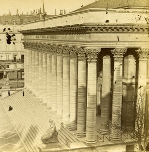 France Paris Exchange Old Stereo Photo 1875