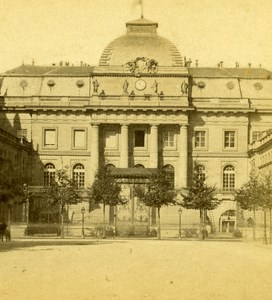 France Paris Hall Court Old Debitte Stereo Photo 1875