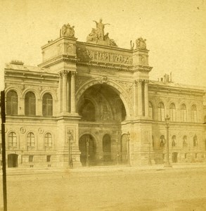 France Paris Palace of Industry Old Debitte Stereo Photo 1875